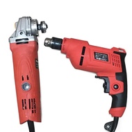 Makita Grinder With Drill Set (Red)