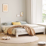Bed Real Bedside No Short 1.5m1 Modern Simple Skeleton 1.8 Beds Wooden Bed Mitatami B & B Small Apar