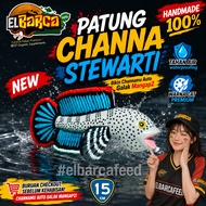 REPLIKA CHANNA STATUE CHANNA STEWARTI REPLICA/, Flaring Mangap-mangap model (HANDMADE LIMITED)