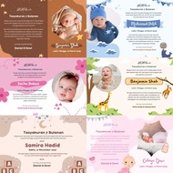 7 Month Birth Stickers