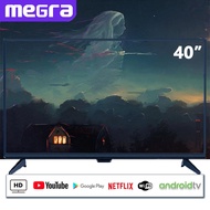 Megra TV Smart 40 inch LED TV HD Ready Android 9.0 Televisi Murah(Smart-M40A)