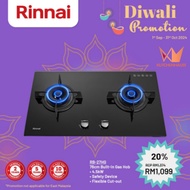 Rinnai 76cm Built In Gas Hob RB-27HG / Dapur Gas / Gas Stove RB27HG / KUTCHENHAUSS