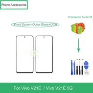 For Vivo V21E / Vivo V21E 5G Front Screen Outer Glass With OCA Phone Accessory Parts