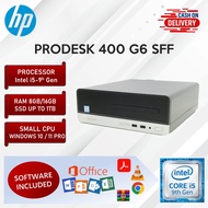 HP Prodesk 400 G6 SFF Desktop i5 9th Gen 8GB 16GB RAM 256GB 512GB 1TB SSD Small Form Factor CPU PC