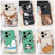 Tecno Pova 6 Neo 2024 Cute Funny Style Lens Protective Shockproof Casing Pova6 Neo Soft Silicon Phon