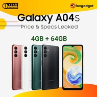 Samsung Galaxy A04s (4GB+64GB) / A04s (4GB+128GB) | 5000MAh Battery |  6.5"inches HD+ Display | 100%