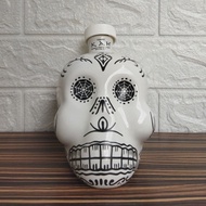 KAH Tequila Blanco Skull Head 700ml Empty Bottle