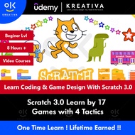 Video Course -Scratch 3.0 Learn by 17 Games with 4 Tactics | Scratch 3.0 Game Creation