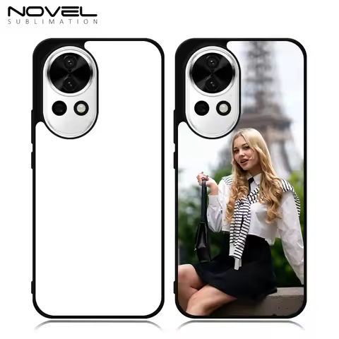10Pcs Custom Sublimation Phone Case Blanks for Huawei Nova 12/12Pro/Y9S/Y9A 2D TPU with Metal Insert