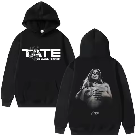 Tate McRae 2025 Concert So Close To What Album Hoodie Miss Possessive Sweatshirt Men's Vintage Overs