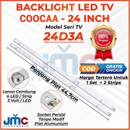 24 INCH LED TV BACKLIGHT COOCAA 24D3A BL LAMP 24 IN 24D3A 4K 3V Backlight LED TV