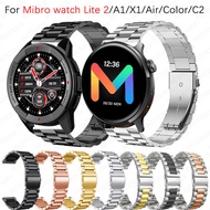 Stainless Steel Straps For Mibro watch Lite 2 / C3 / A2 / A1 / X1 / Air / Color / C2 Smart Bracelet