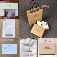C0058 dust bag gift bag gift box receipt envelope kit warranty card