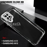 [N] Soft Case Samsung A12 M12 Jelly Case Original Clear Case