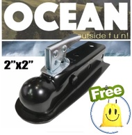Trailer Coupler หัวคอบเปอร์ ขนาด 2 x 2 นิ้ว**แถมกระเป๋า** มีสินค้าพร้อมจัดส่ง
