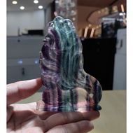 Rainbow Fluorite 9 Tails Fox Declaration 彩虹萤石九尾狐