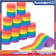 12 Rolls 394 Ft Rainbow Colorful Crepe Paper Streamers Decoration