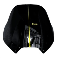 Fit For 2001 - 2005 Yamaha FJR1300 FJR 1300 Motorcycle Accessories Windscreen 4mm Black Clear Windsh