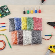 1000pcs insulated wire end ferrule terminals, assorted sizes E0508 1008 1508 7508 2508 1000pcs Termi