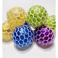 End Of Year ️ SQUISHY mesh BALL RAINBOW/Large Meshball/glitter Meshball/STRESS BALL/Plain Meshball/SQUISHY Net STRESS BALL/SQUISHY Toy/SQUISHY Net RAINBOW