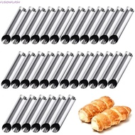 FUSIONFLASH cannoli tubes bread cream puff bakeware cannoli forms pastry roll danish cream puff make