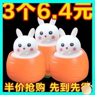 stress reliever toy squishy toys The new squeezing carrot rabbit squeezes the pinch pinch pocket small animal venting artifact to decompress the simulated fruits and vegetables