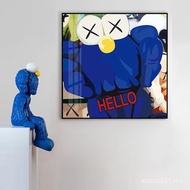 Fashion kaws Model Room Cartoon Sesame Street Popular Decorative Painting Style Living Room Painting