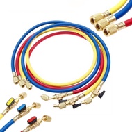 R134A Air Conditioner Refrigerant Charging Hose with Ball Valves for R410A R12 R22 R502 R404 Refrige