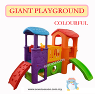 Kindergarden Kid Indoor Outdoor Giant Playground Slide Play Set Gelongsor