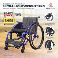 [CLEARANCE] Fresco Sport Wheelchair Malaysia Leisure & Sport Wheelchair Manual (Blue)