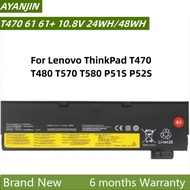 01AV428Laptop Battery for Lenovo ThinkPad T470 T480 T570 T580 P51S P52S 01AV427 01AV423 SB10K97580 6