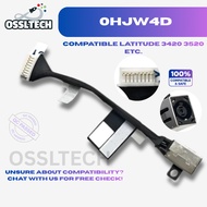 0HJW4D Power Connector Charging Port for Dell Latitude 3420 3520 450.0NF08.0011 Power Jack