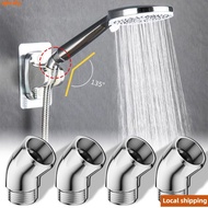 SPICELY Shower Angle Controller, 135 Degree 1/2-inch Elbow Showerhead Angle Adjuster, Universal Port