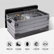 35L Foldable Double-Layer RV Storage Box | Multifunctional Outdoor Camping Food Storage Box
