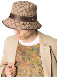 （美國連線🇺🇸 ）Gucci GG 帆布漁夫帽-經典色