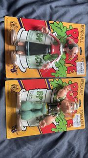 經典 Popeye & Olive 大力水手 / 奧利芙軟骨公仔 