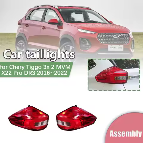 Tail Light for Chery Tiggo 3x 2 MVM X22 Pro X33 Cross DR3 2016~2022 LED Rear Brake Fog Lamp Bumper R