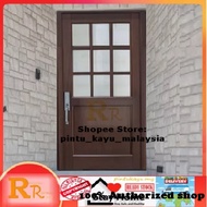 < 42" x 84" Nyatoh > Nyatoh Solid Timber Door | Pintu kaca | Nyatoh Solid Wood | Pintu Kayu | Wooden