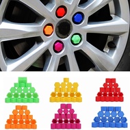 20 Pcs 19mm Silicone Car Wheel Nut Screw Cover Car Rims Exterior Bolt Caps