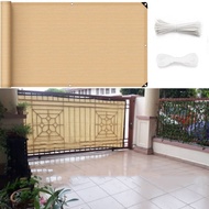 Privacy Screen Beige Thick  Balcony Garden Shade UV Block