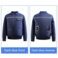 New Style Fan Clothes Four-Fan Air Conditioning Clothes with Fan Clothes Overalls 4 Fans USB Cable C
