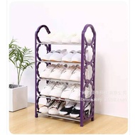 ( HF 4 ) Household 5 Tier Shoe Rack Cabinet Organizer Drying Shelf Stable Strong Long Lasting Shoe Rack
