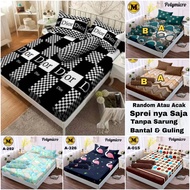 Sprei Kartun Terlaris Promo ( DISKON 50% ) Seprai Karakter Anak Motif Karakter Terbaru Rainbow Bubble Gum Bahan Katun Halus Mirip Spray Bonita Asli Original  Ukuran King Size 200x200 180x200 160x200 Jumbo Tinggi 30cm 1 Set Bantal 4 Guling 2 Termurah