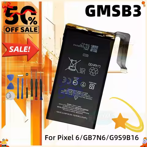 2026 New 3.86V 4614mAh GMSB3 High Quality Rechargeable Replacement Battery for HTC Google Pixel6 Pix