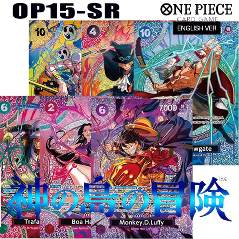 Diy 2026 One Piece English Adventure On Kami's Island Card Sr Op15-118 Enel Op12-014 Boa Hancock St2