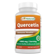 Best Naturals 洋蔥素 槲皮素 Quercetin 1000毫克/份 120粒植物膠囊