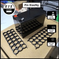 12v battery case containing 21 18650 battery cells with battery fixing frame (3s 7P)