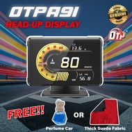 OTP A91 OBD2 METER GAUGE SPEEDMETER CAR GPS ALARM SPEED GAUGE DISPLAY HUD WATER TEMP RPM TURBO BOOST