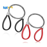 2 Piece PVC Pipe Cable Saw Stainless Steel Wire Saw Hand Pocket String Rope Saw Emergency Survival W