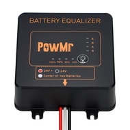 PowMr Battery Equalizer for 2x12V Batteries Charger Controller 24V Solar System Battery Balancer for